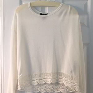 Whiter light sweater